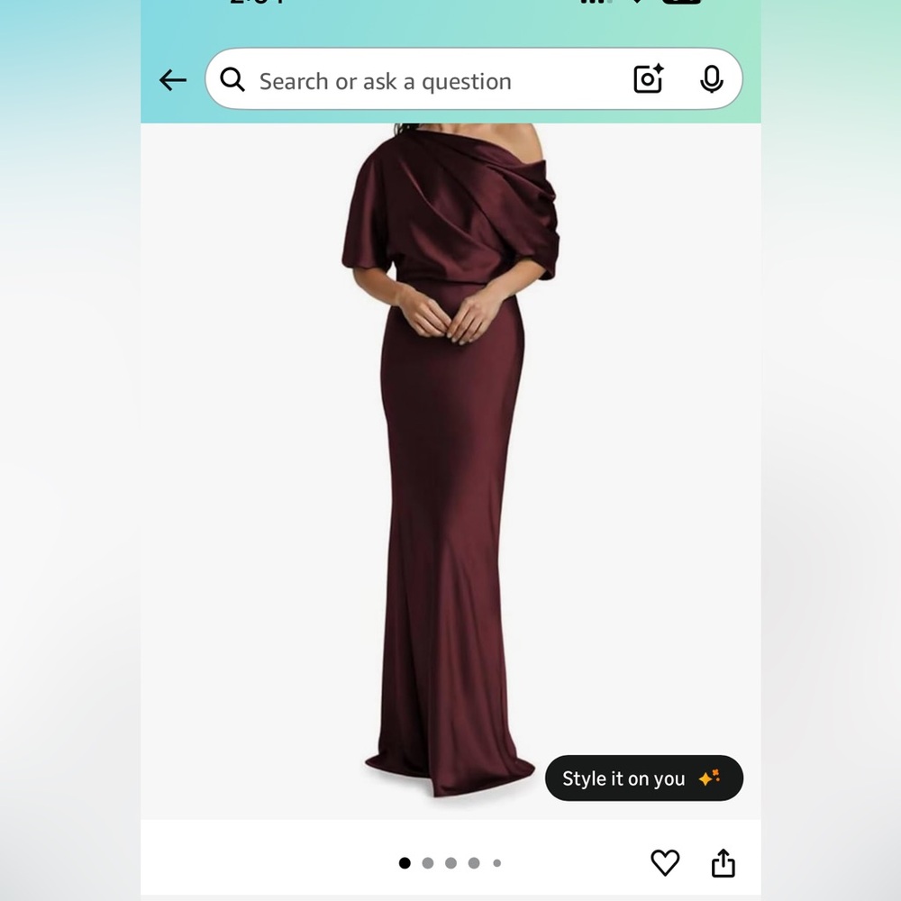 Women’s burgundy Dress